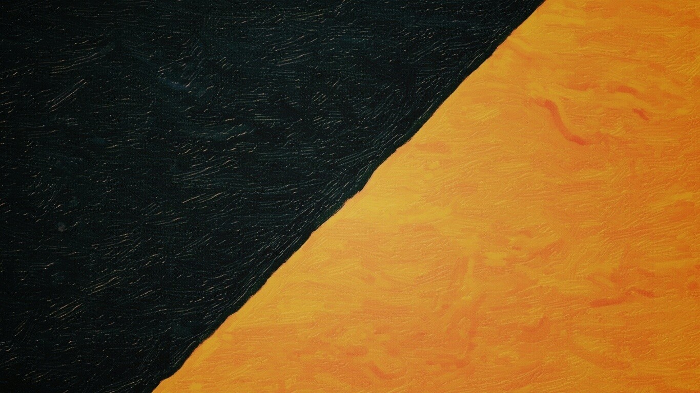 Черное и желтое обои