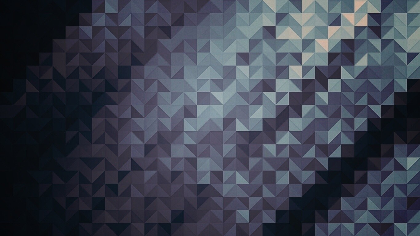 Синий квадратный узор обои