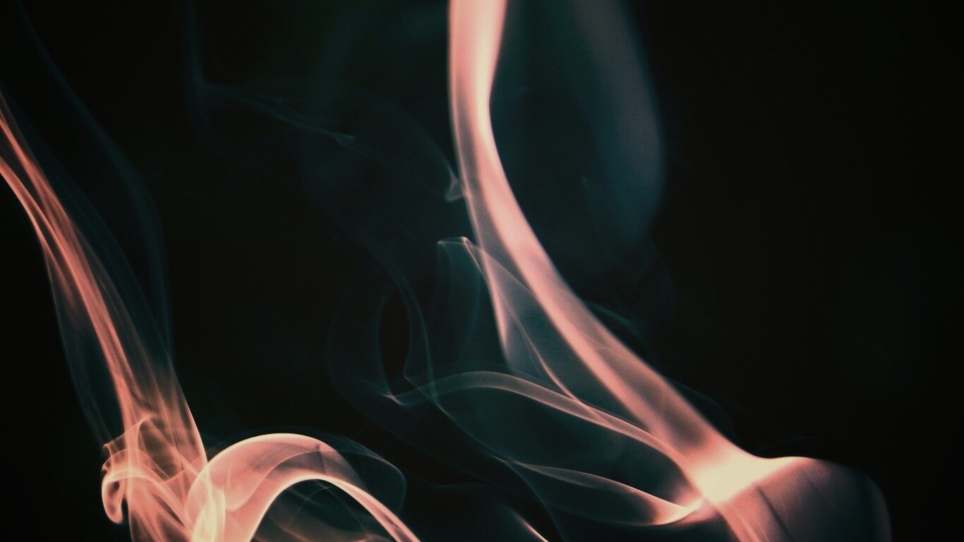 Белый дым обои