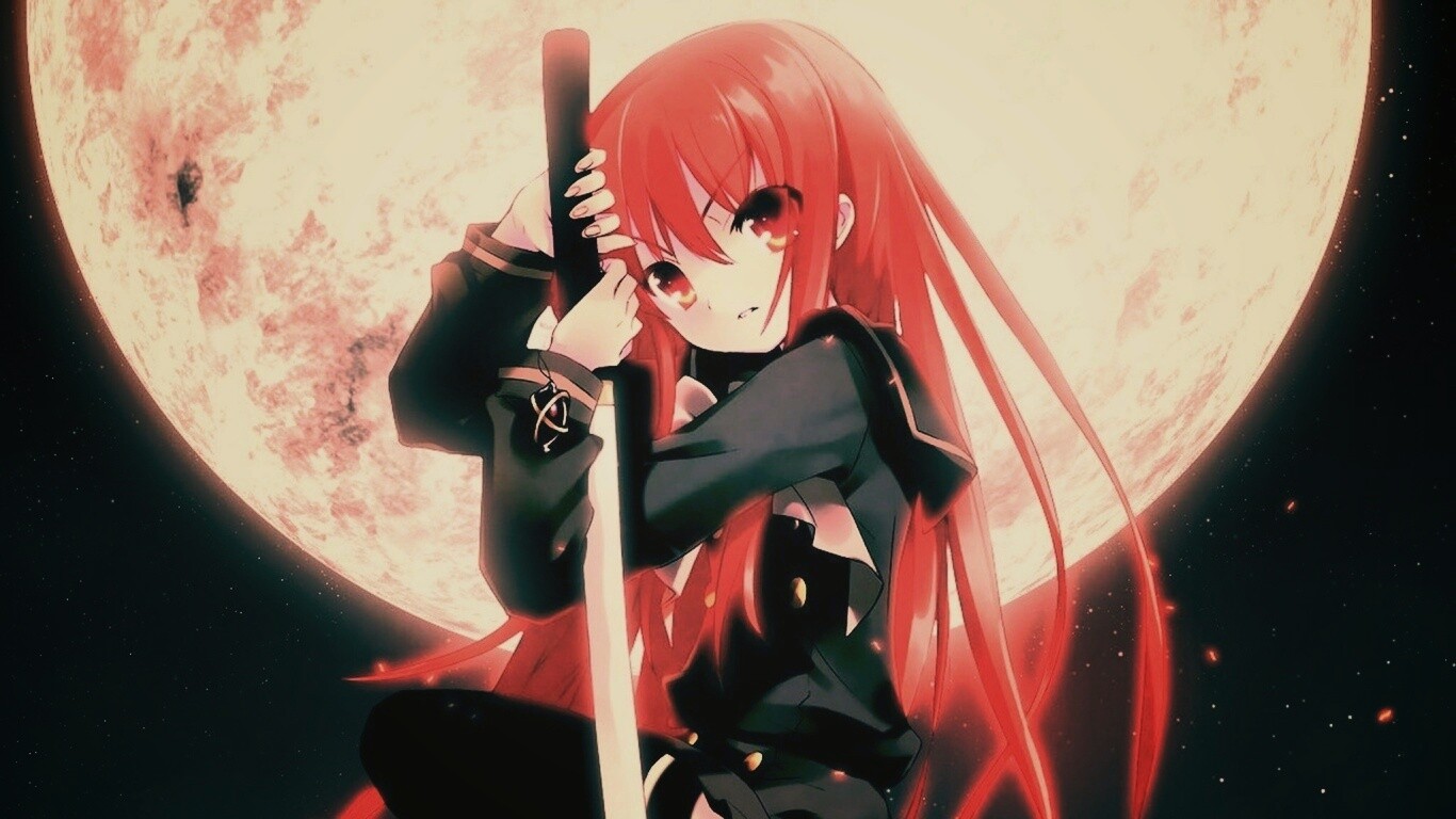 Девочка с катаной обои