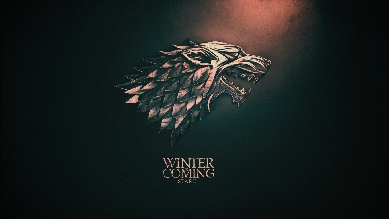 Металлический герб дома Старков обои