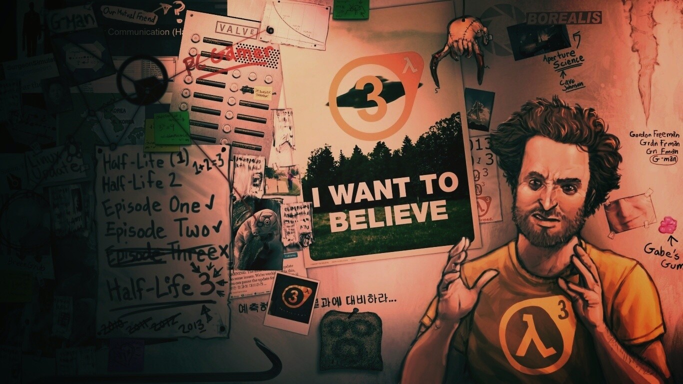 Half Life 3 - I want to believe обои