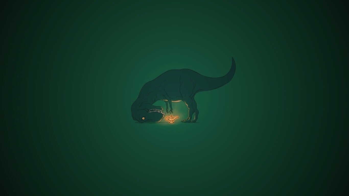 Сложная жизнь тираннозавра обои