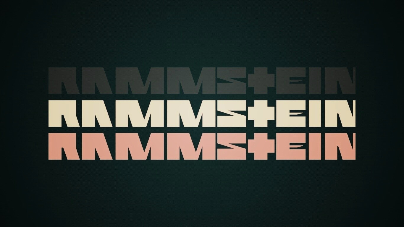 Rammstein логотип обои