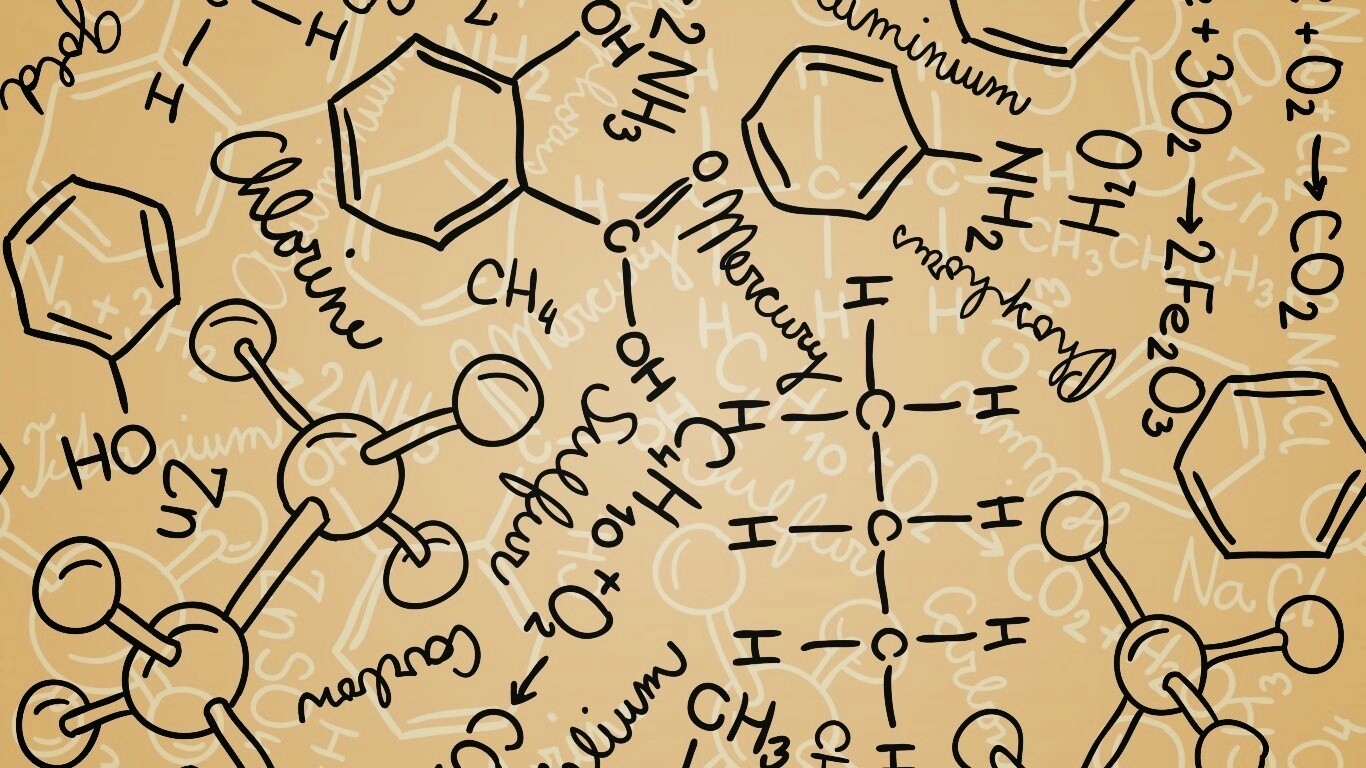 Химические формулы обои