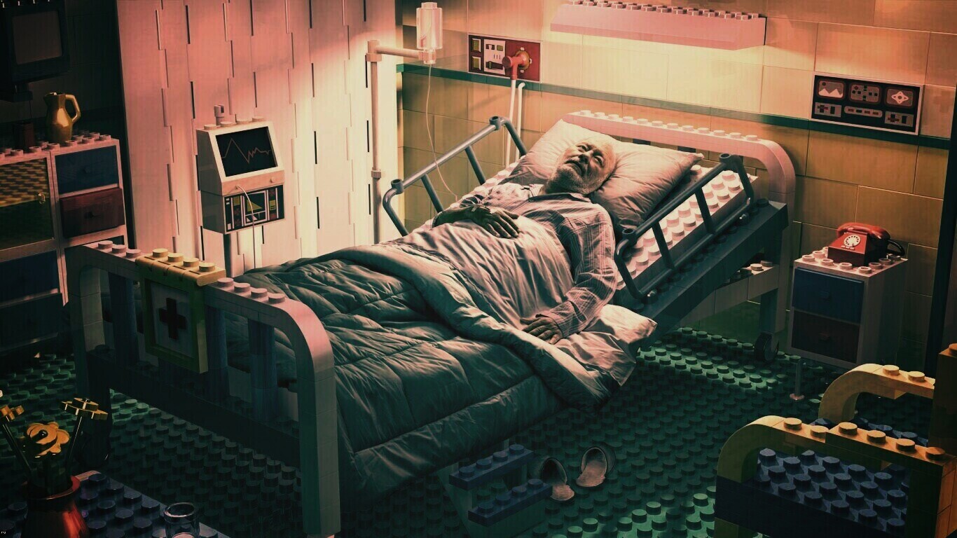 Лего больница обои