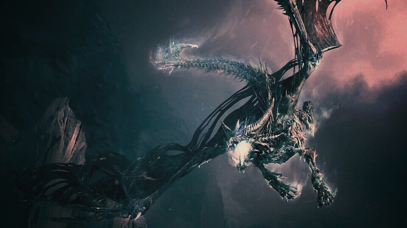 Ледяной дракон обои