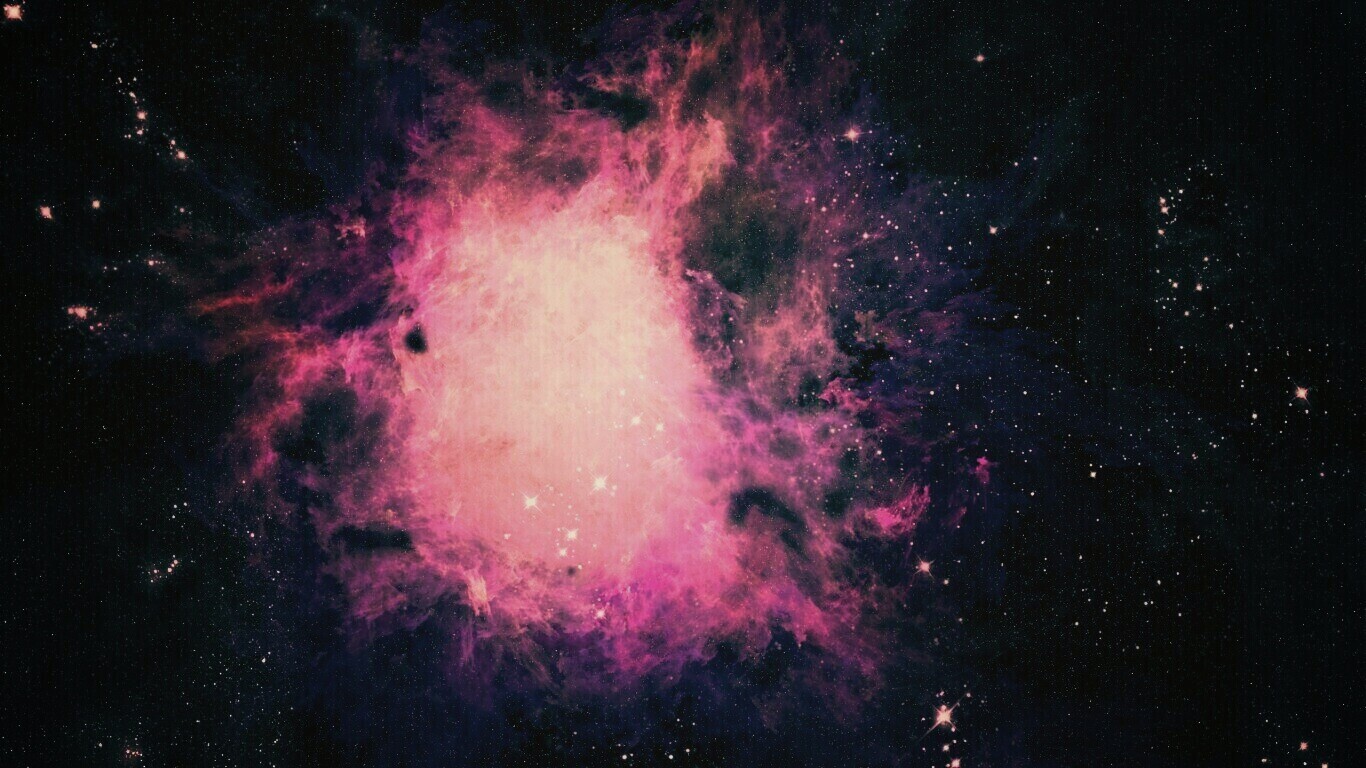 Фиолетовая туманность обои