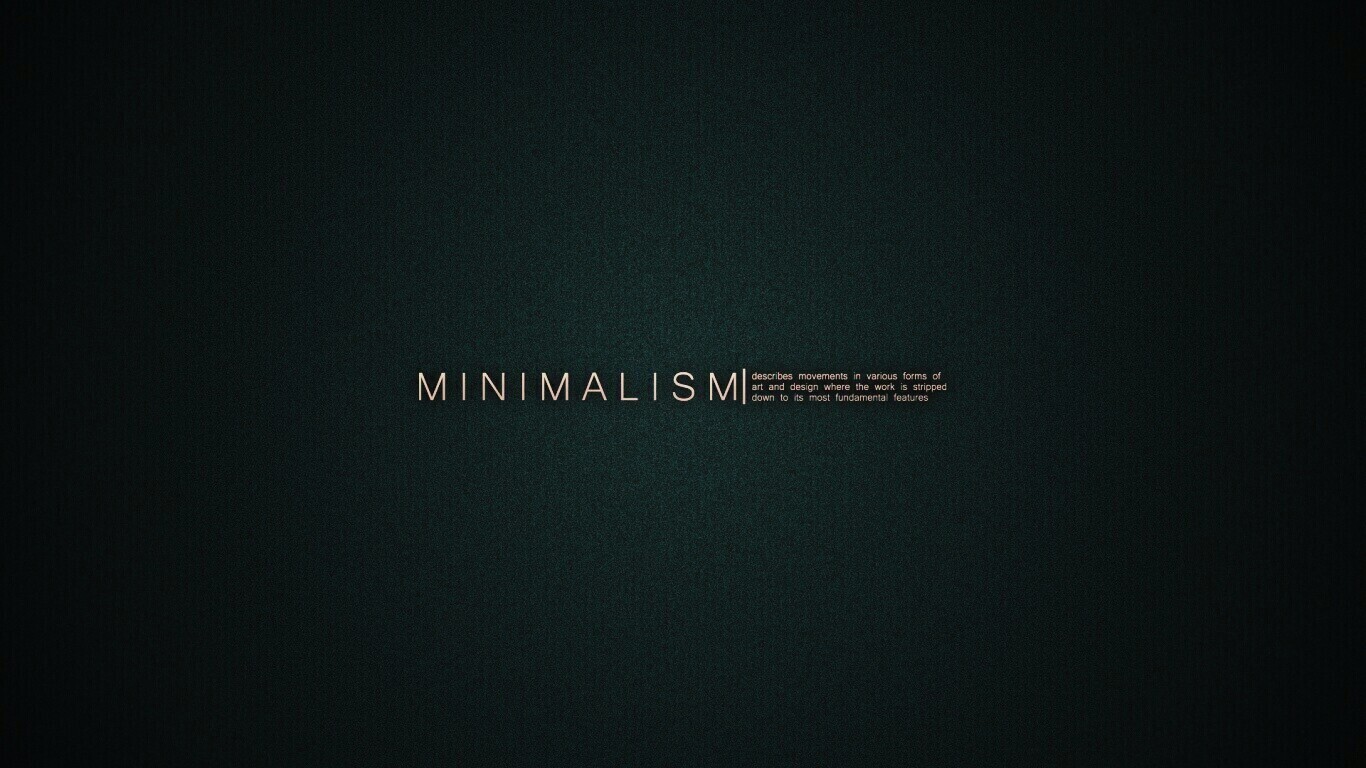 Минимализм обои