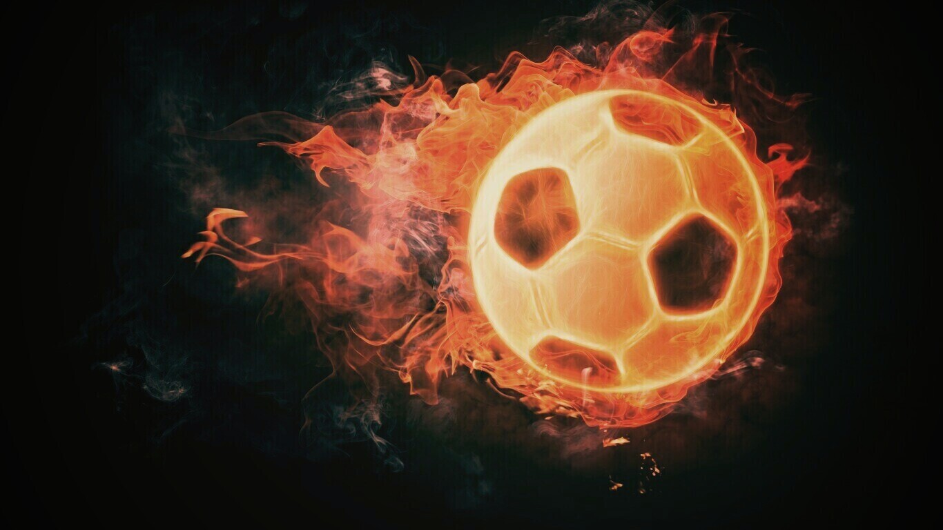 Огненный мяч обои