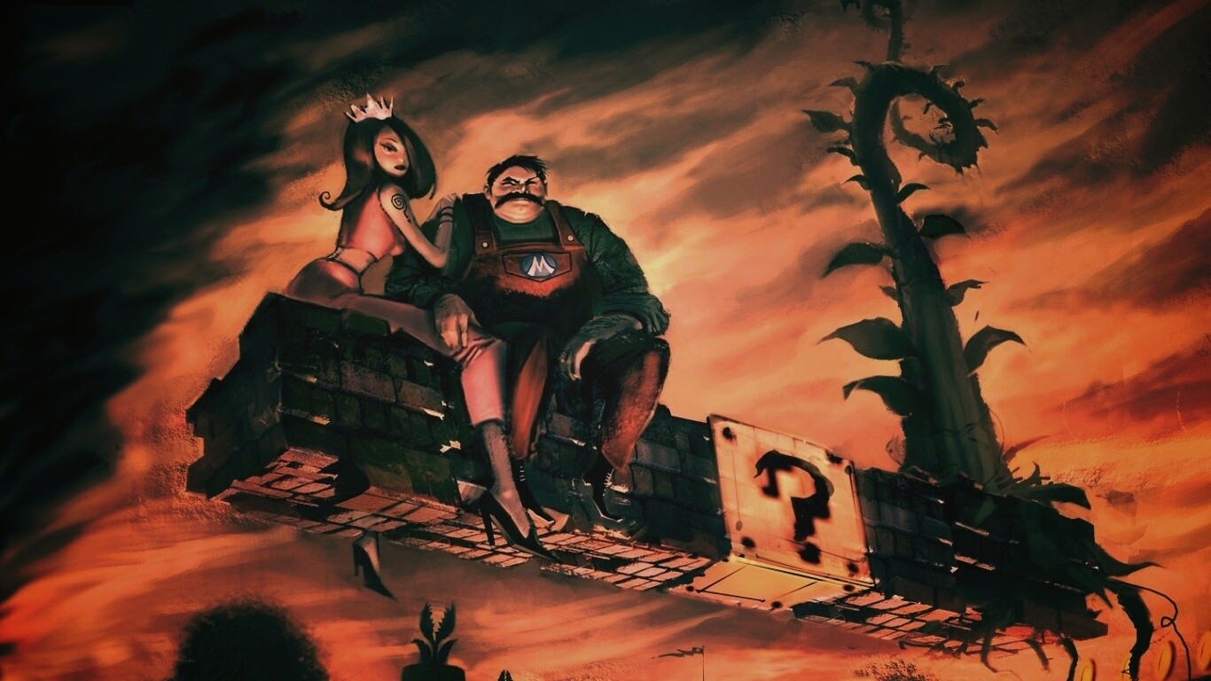 Марио - альтернативная концовка обои