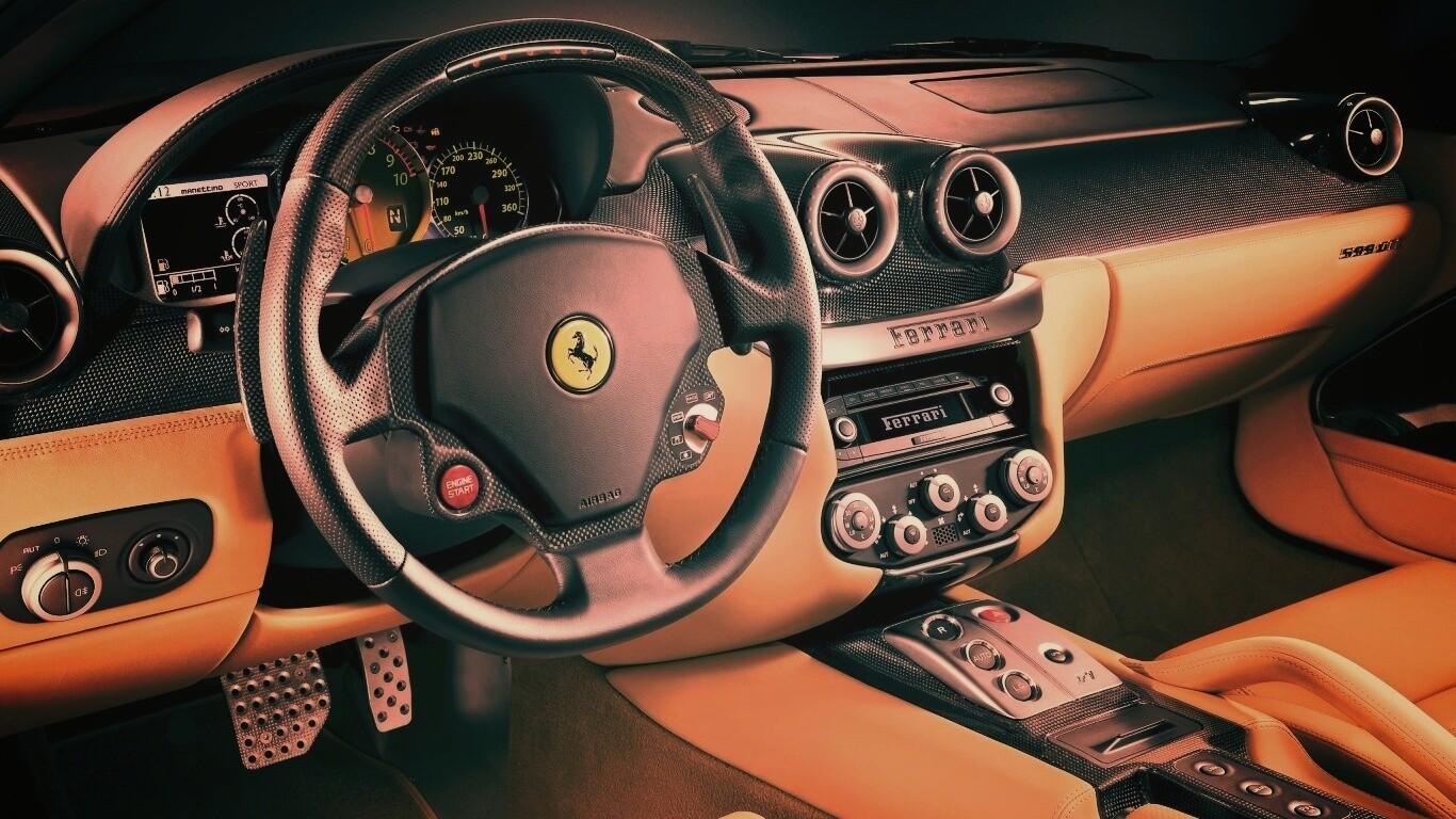 Салон феррари обои