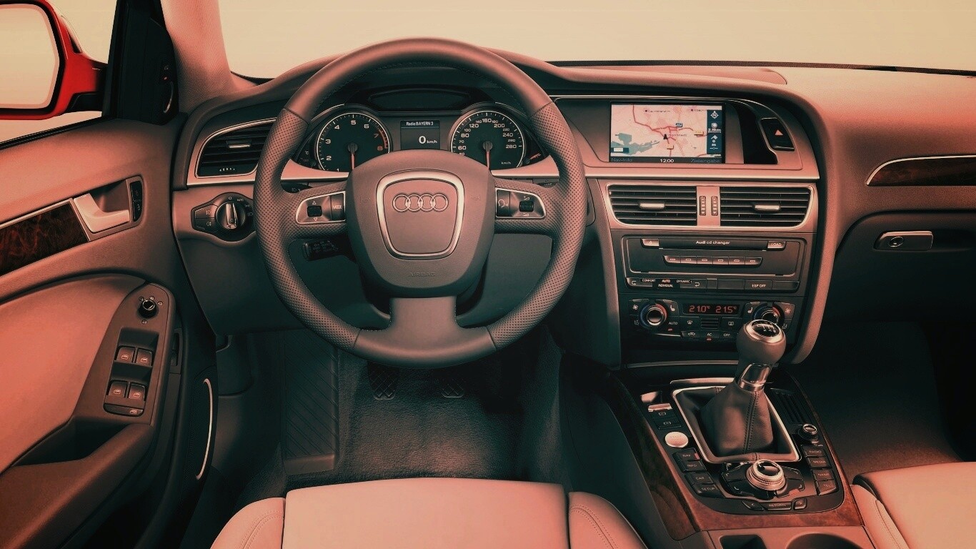 Салон ауди обои