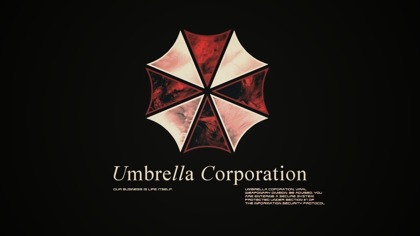 Логотип корпорации Амбрелла (Umbrella corp) обои