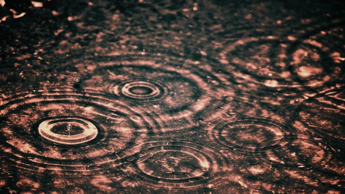 Круги на воде обои