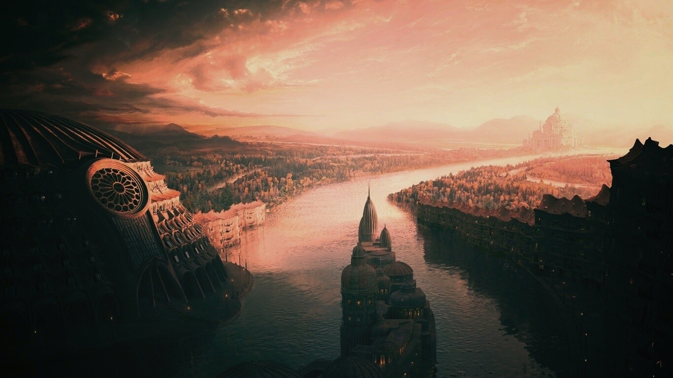 Древний город обои