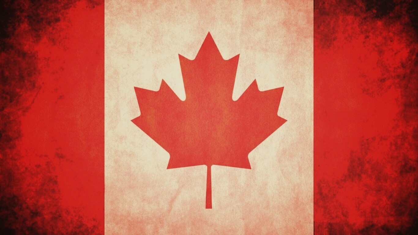 Флаг канады, кленовый лист обои