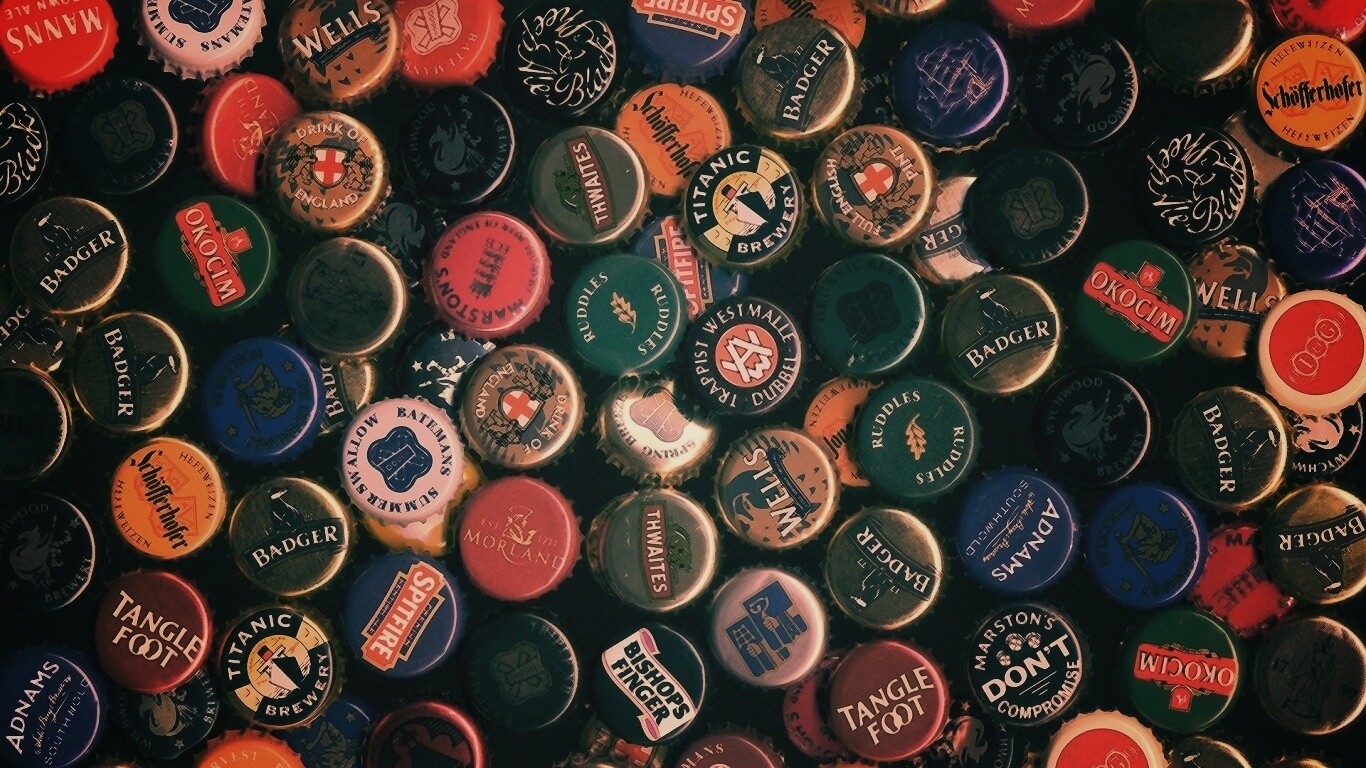 Пивные пробки обои