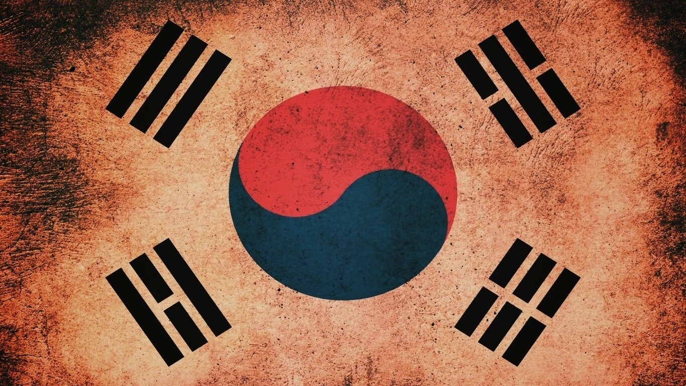 Флаг Кореи обои