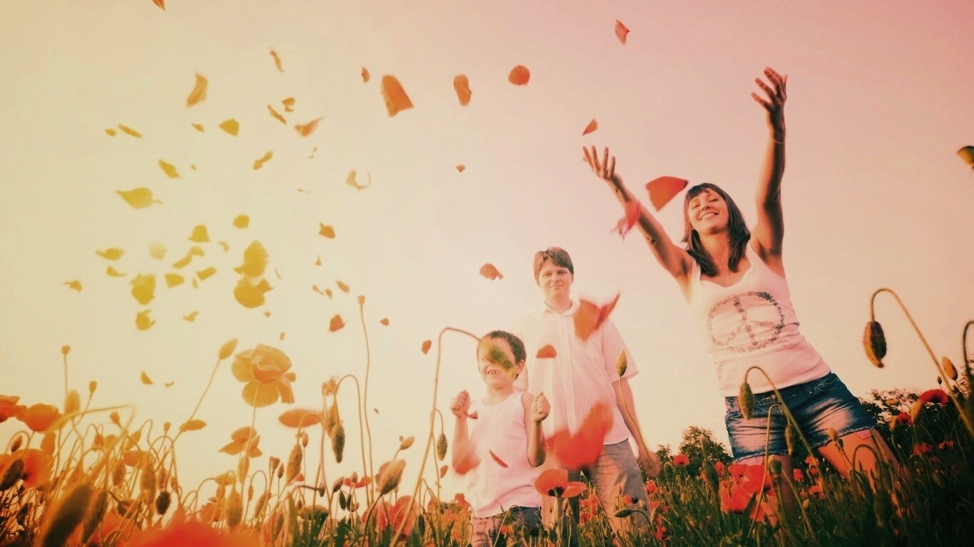 Счастье и радость обои