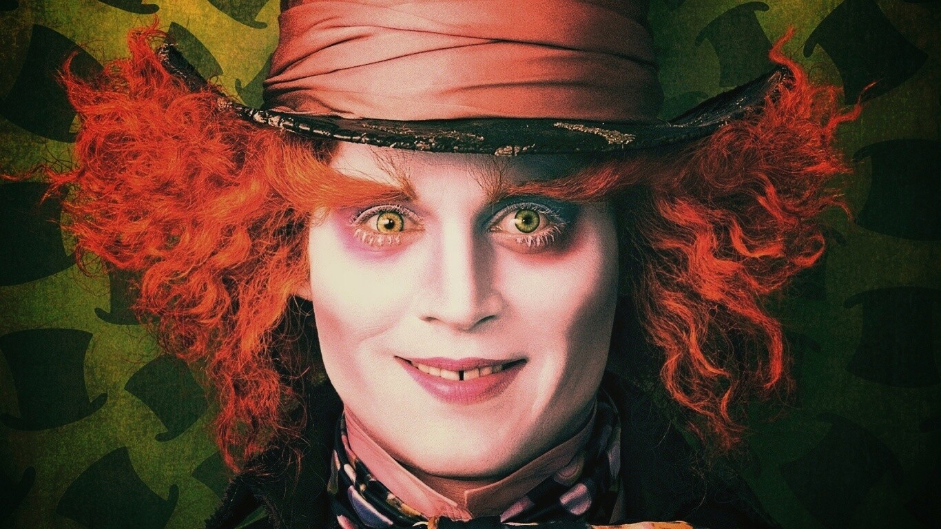 Сумасшедший шляпник обои