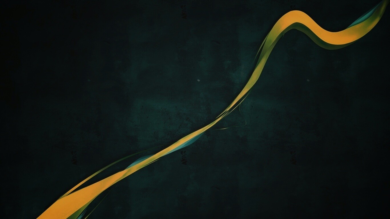 Яркая зеленая линия обои