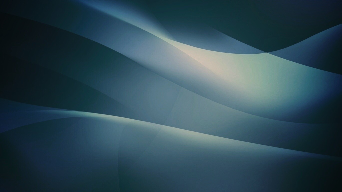 Абстрактные синие волны обои