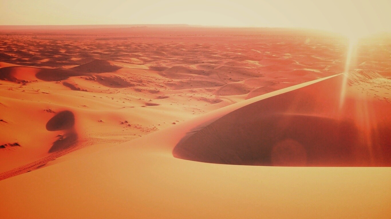 Солнечная пустыня обои