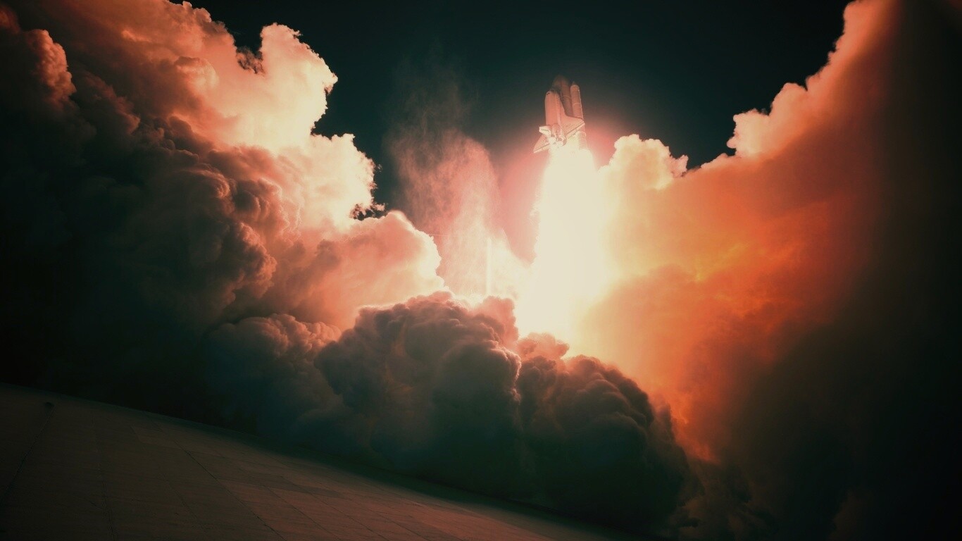 Взлет шатла обои