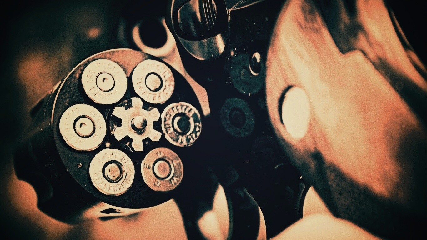 Барабан револьвера обои