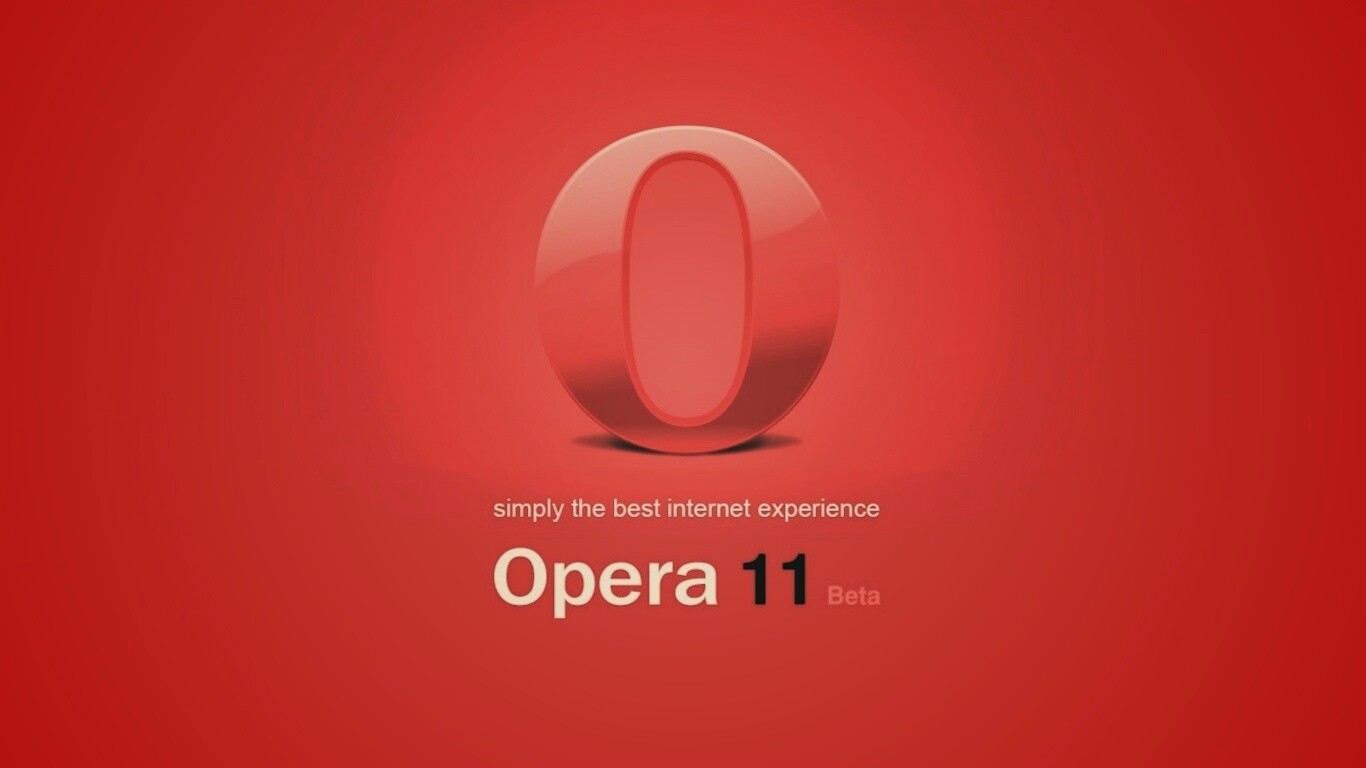 Opera 11 обои
