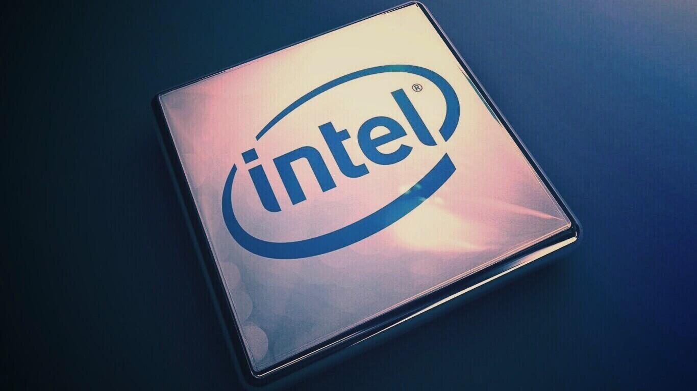 Логотип Intel обои