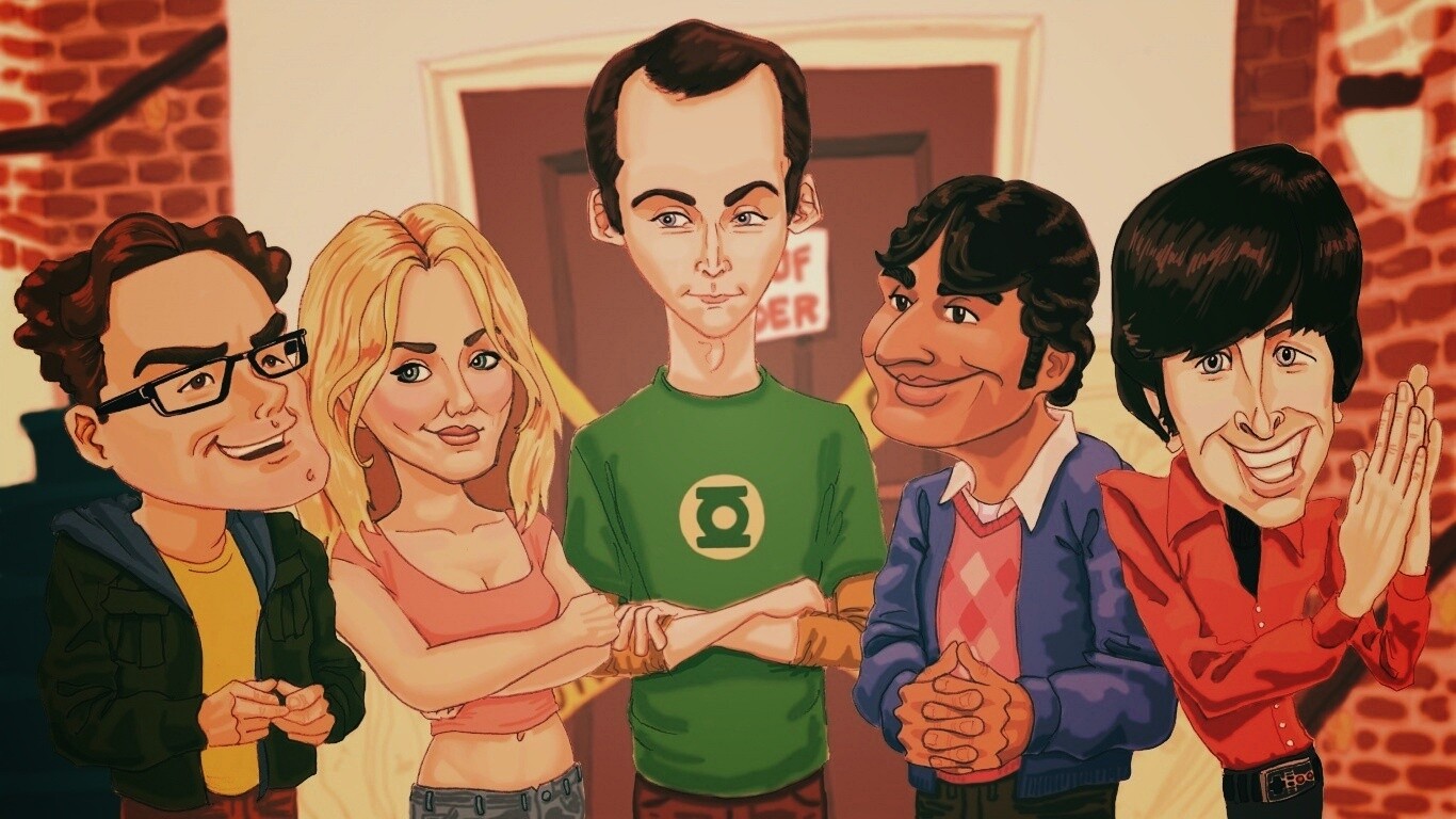 Теория большого взрыва (рисунок) обои