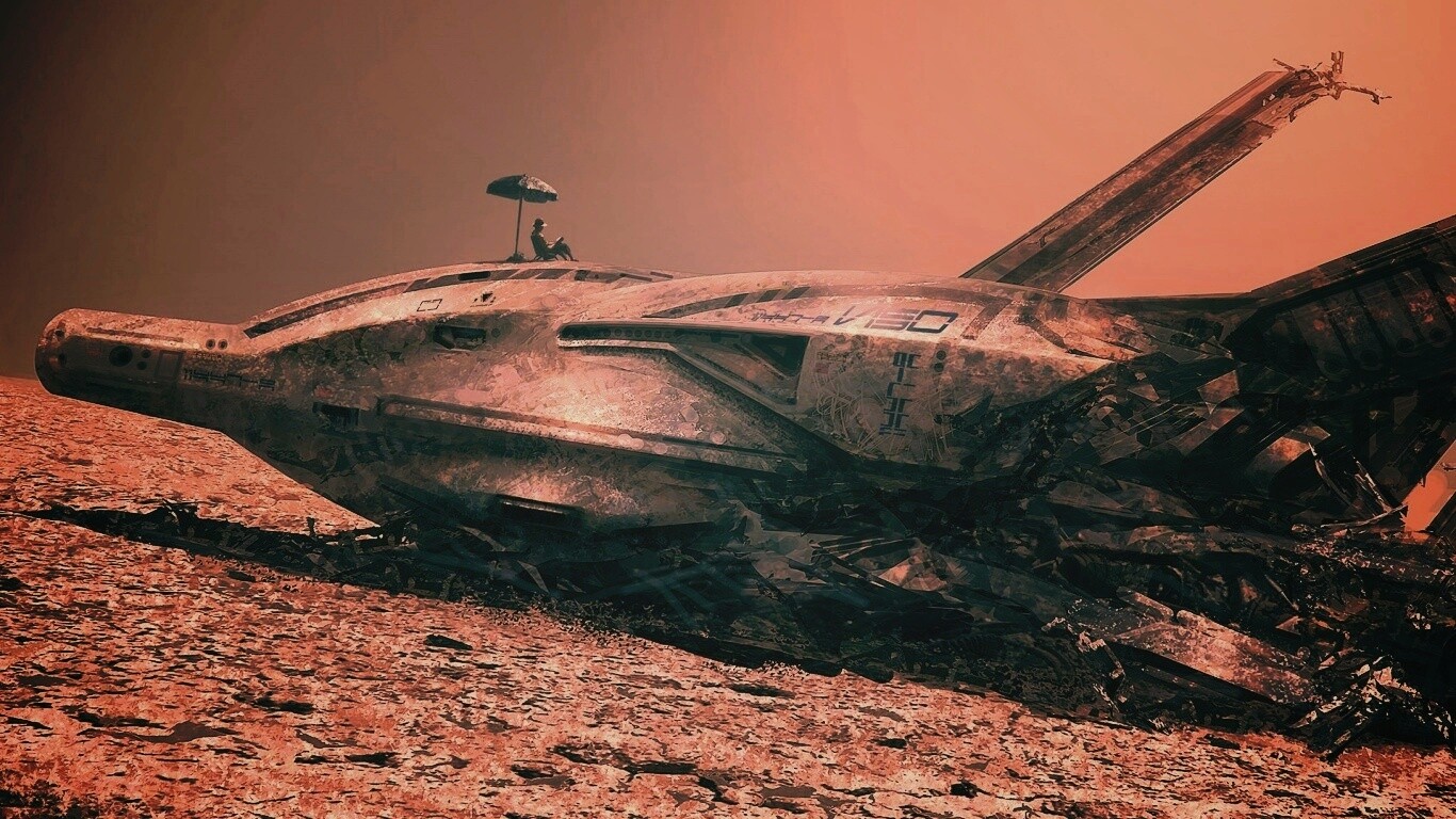 Останки корабля обои