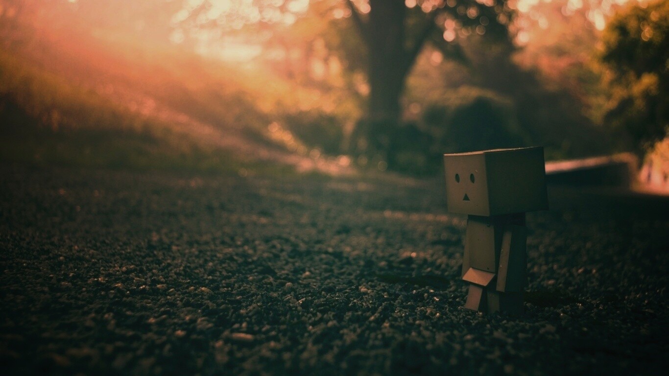 Картонный человечек обои