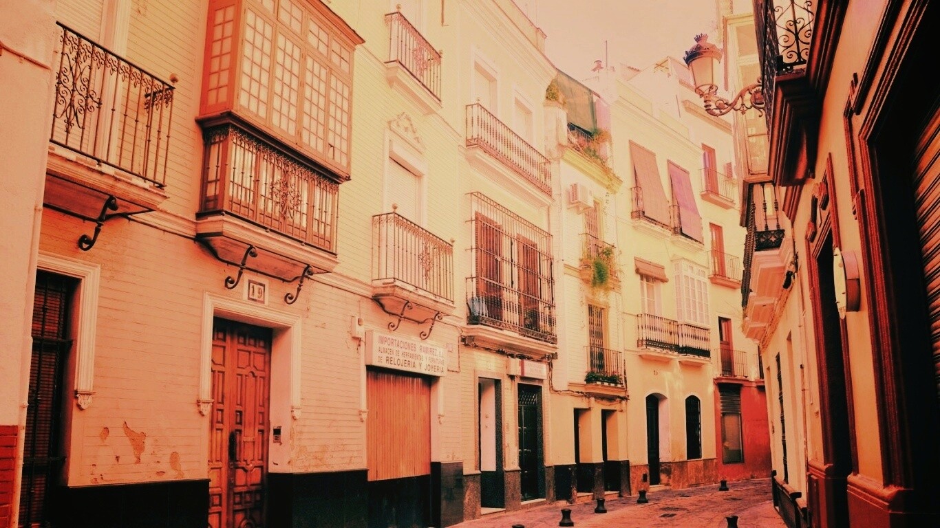 Переулок обои