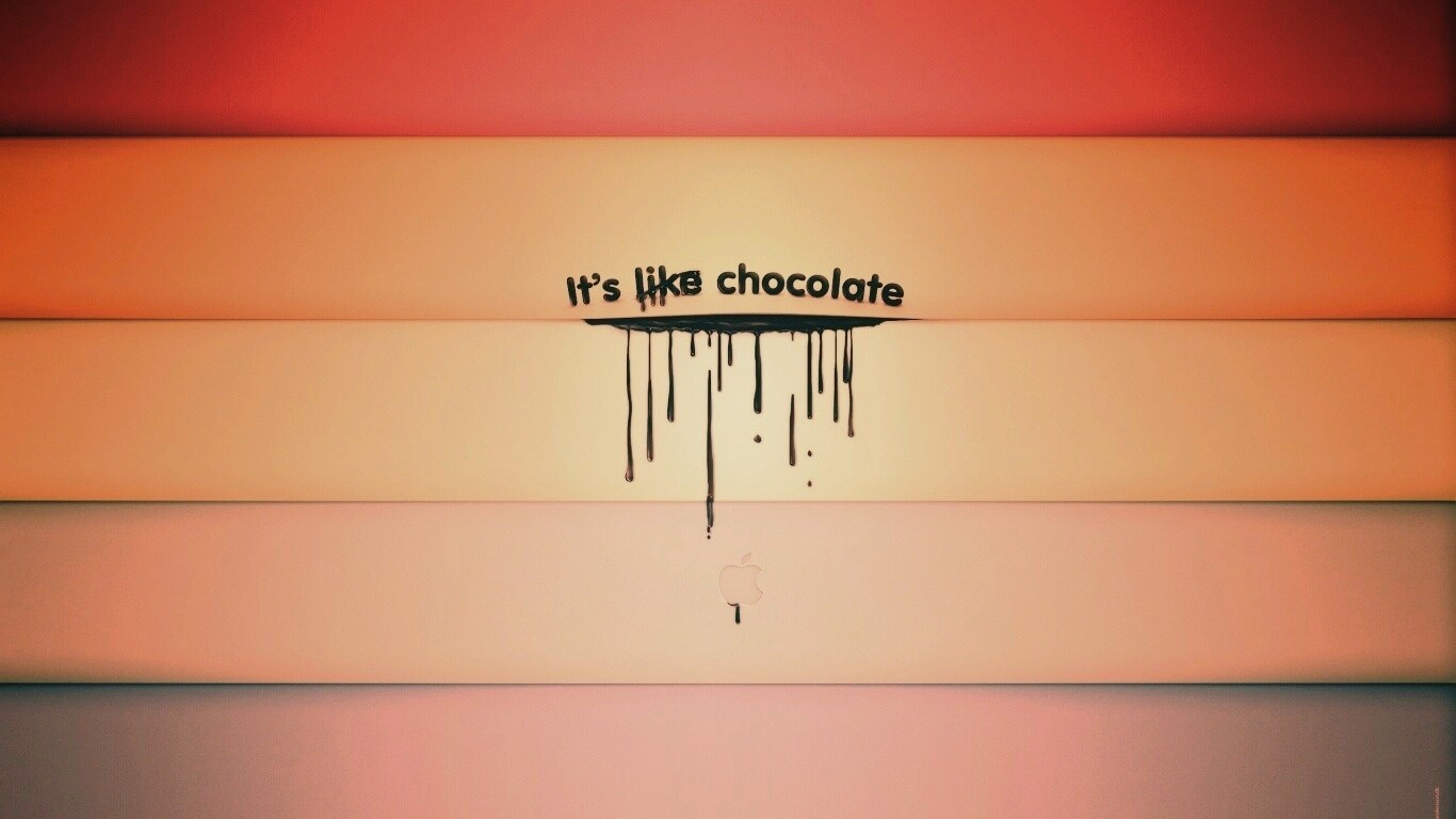 It"s not like chocolate обои