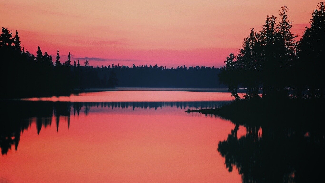 Вечерний пейзаж обои