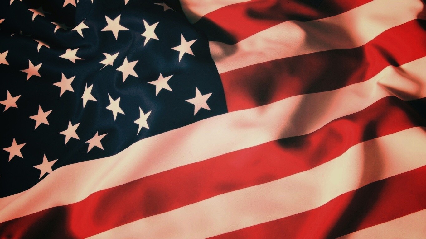 Флаг США обои