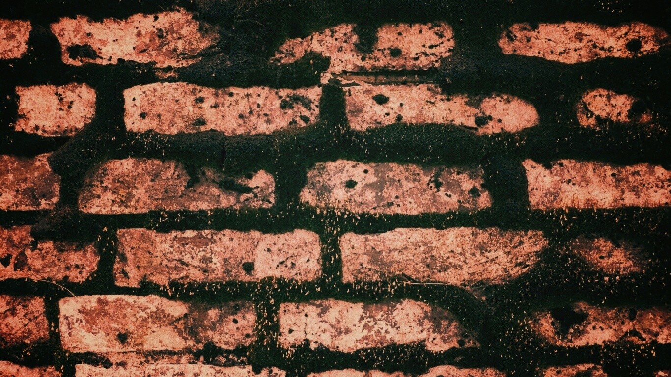 Кирпичная стена обои