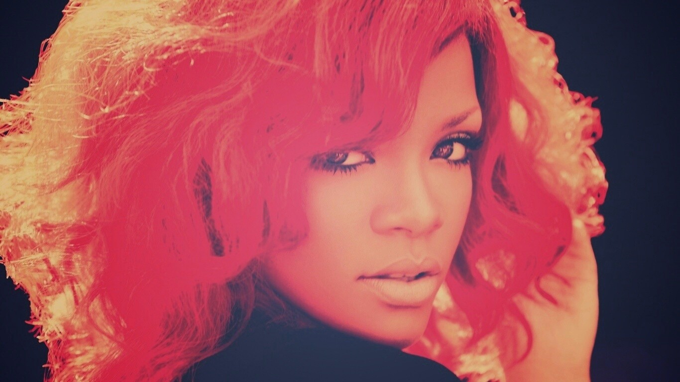 Огненная Рианна обои