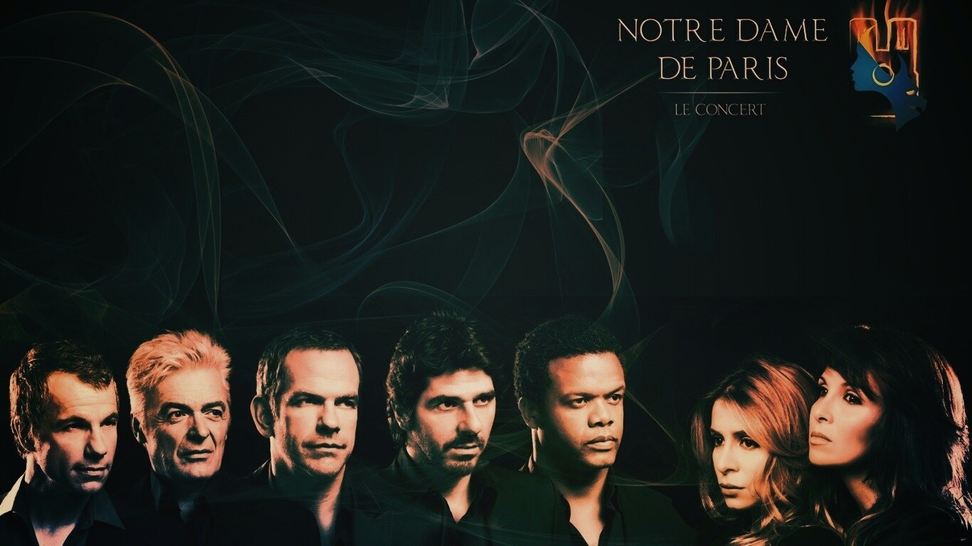 Актрёры мюзикла Нотр Дам де Пари обои