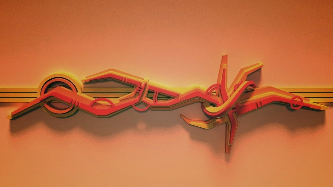 3D Граффити обои