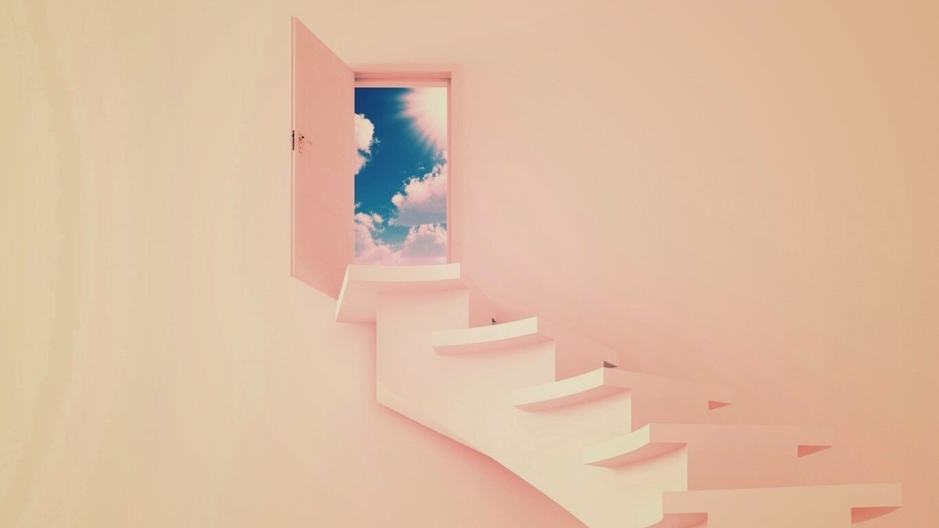 Лестница в небо обои