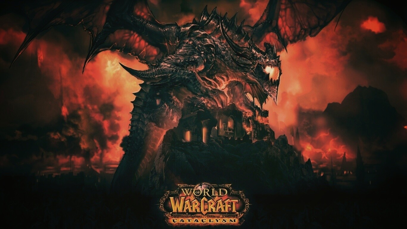 Дракон из WoW обои