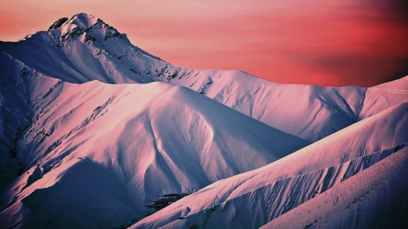 Снежные вершины обои