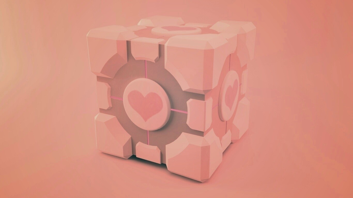 Взвешенный куб-компаньон обои