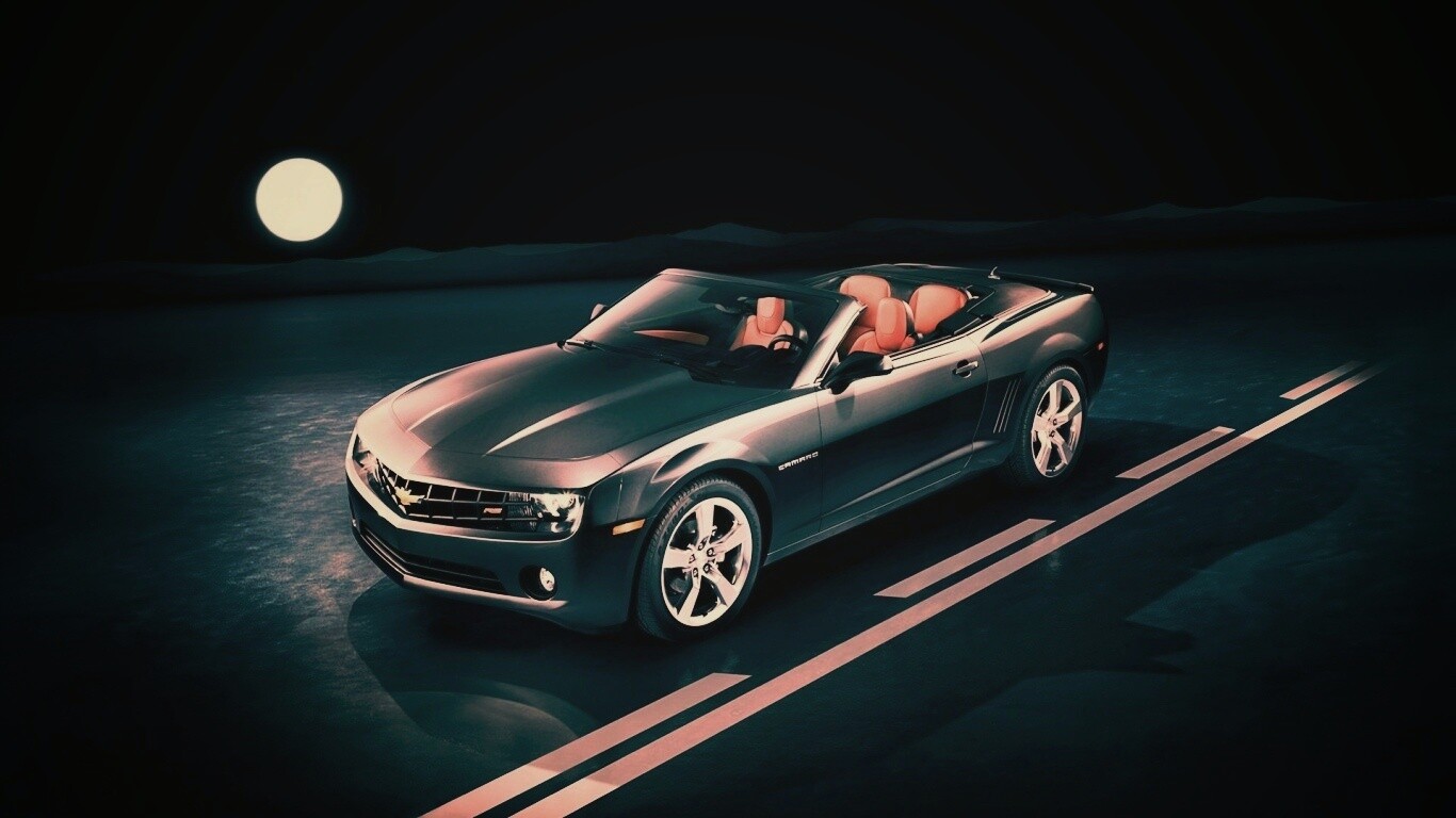 Chevrolet Camaro кабриолет обои