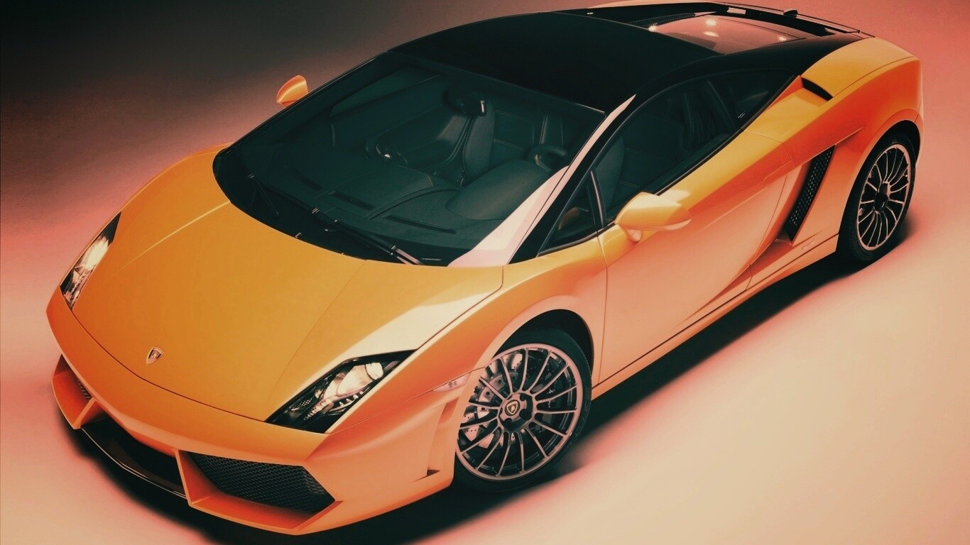 Жёлтый Lamborghini Gallardo обои