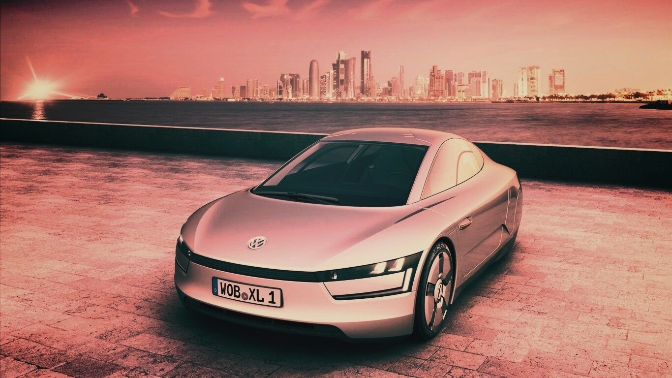 Очень красивый концепткар от фольксваген обои